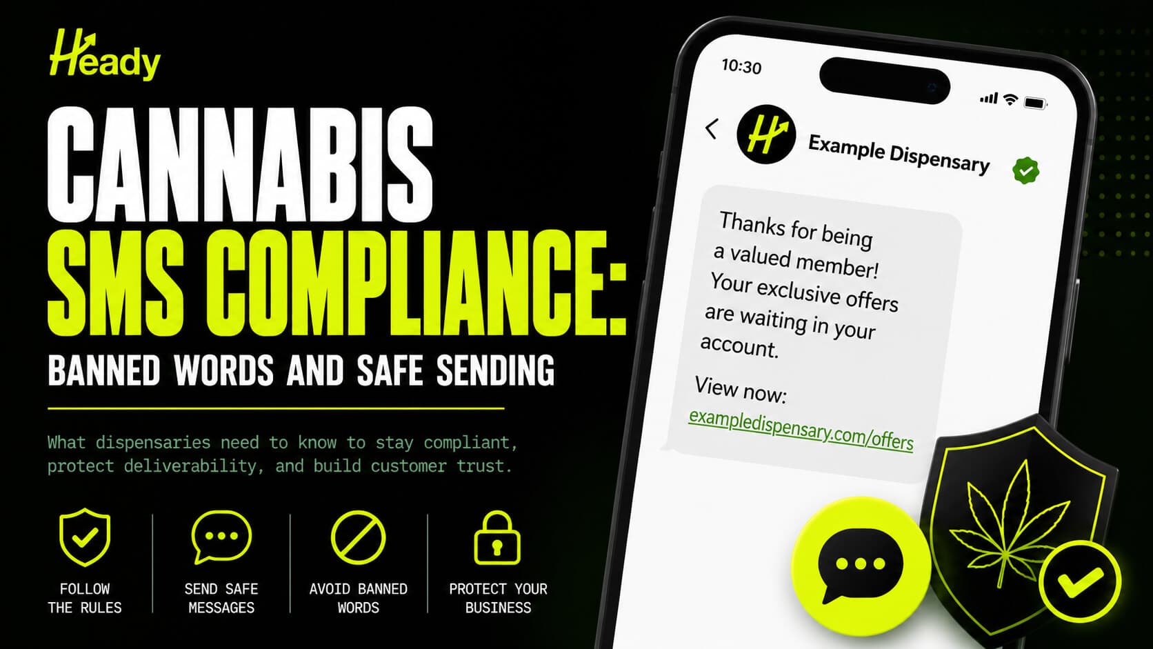 Cannabis SMS Compliance: Banned Words and Safe Sending