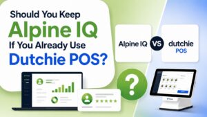 Dutchie POS and Alpine IQ loyalty platform comparison for dispensaries