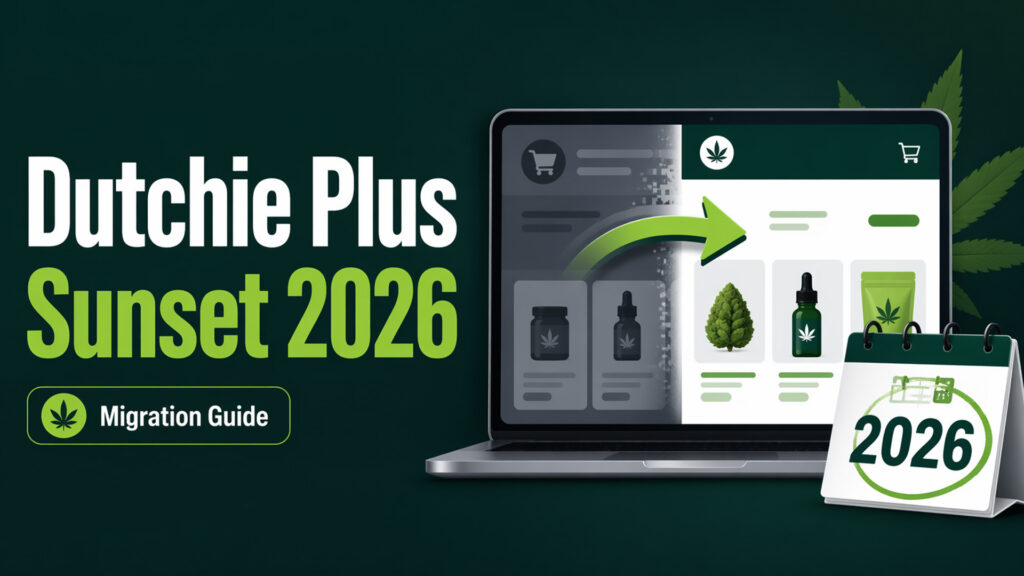 Dutchie Plus sunset timeline ending in 2026